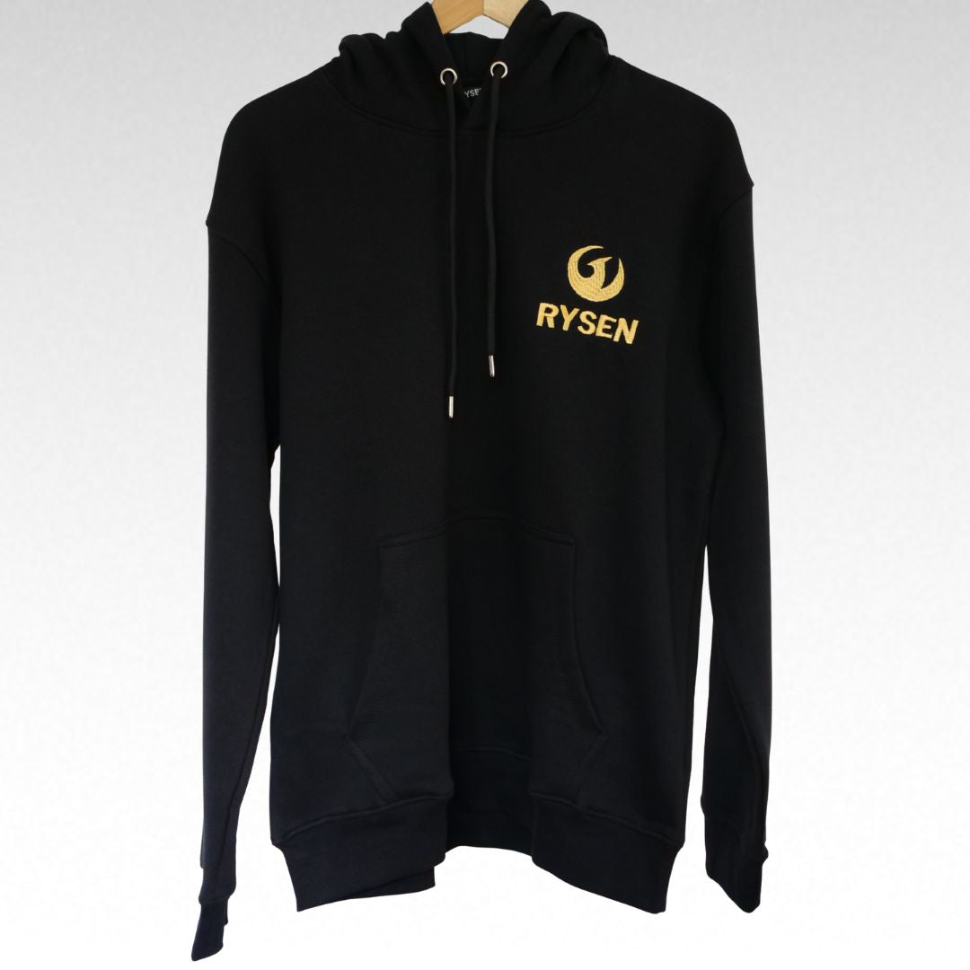 RYSEN Phoenix Heavyweight Unisex Hoodie — Black / Gold