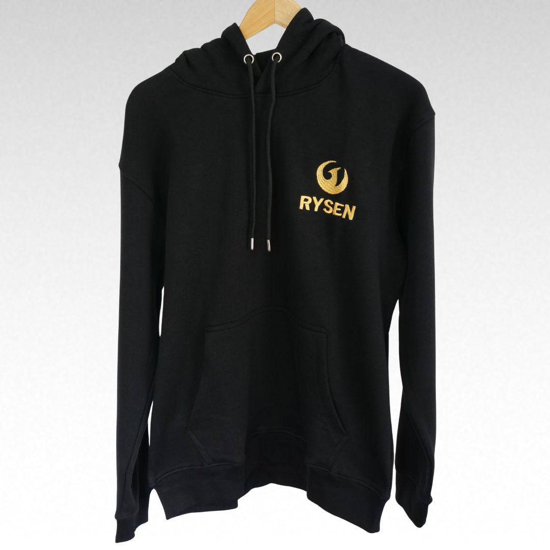 RYSEN Phoenix Heavyweight Unisex Hoodie — Black / Gold