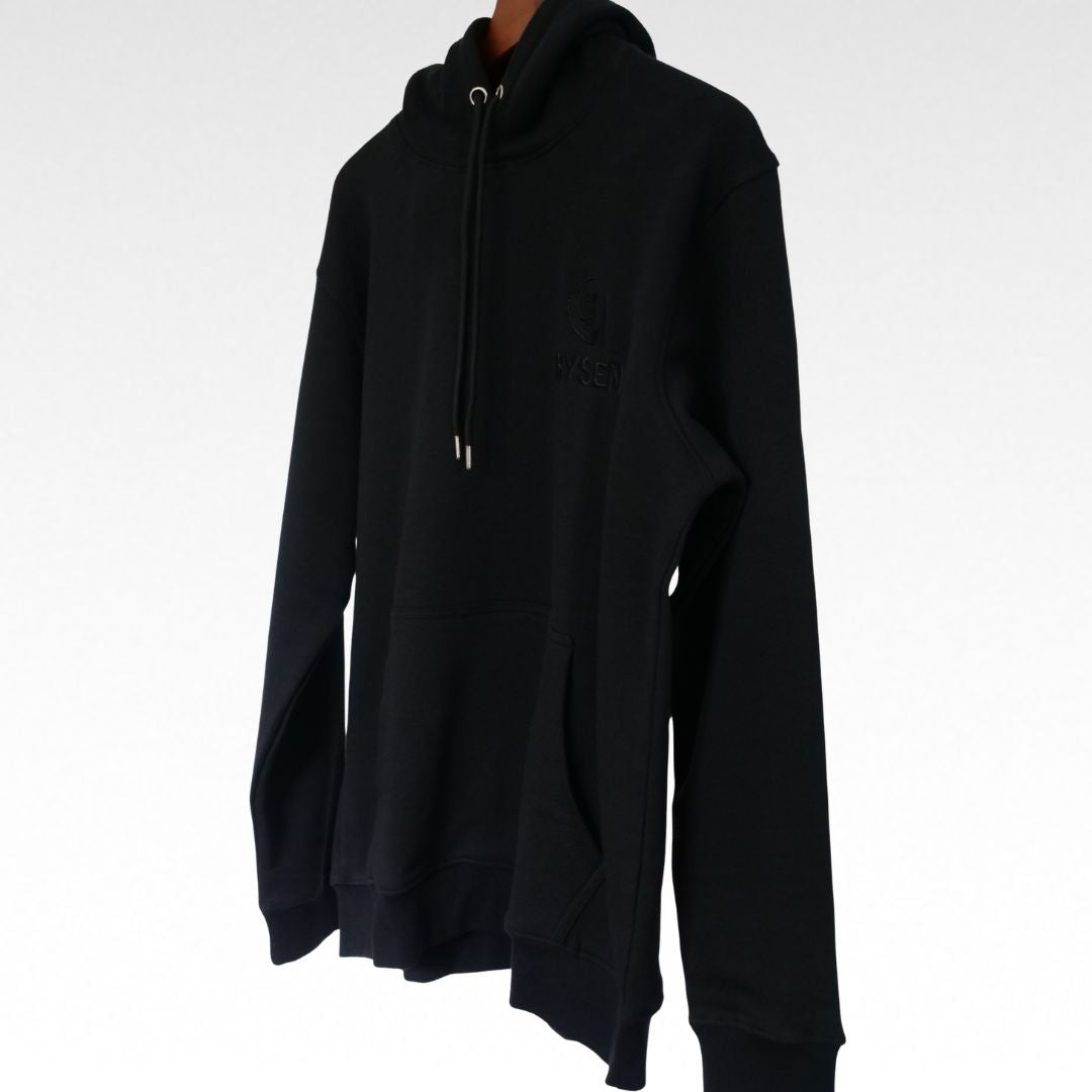 RYSEN Tonal Phoenix Heavyweight Unisex Hoodie — Black