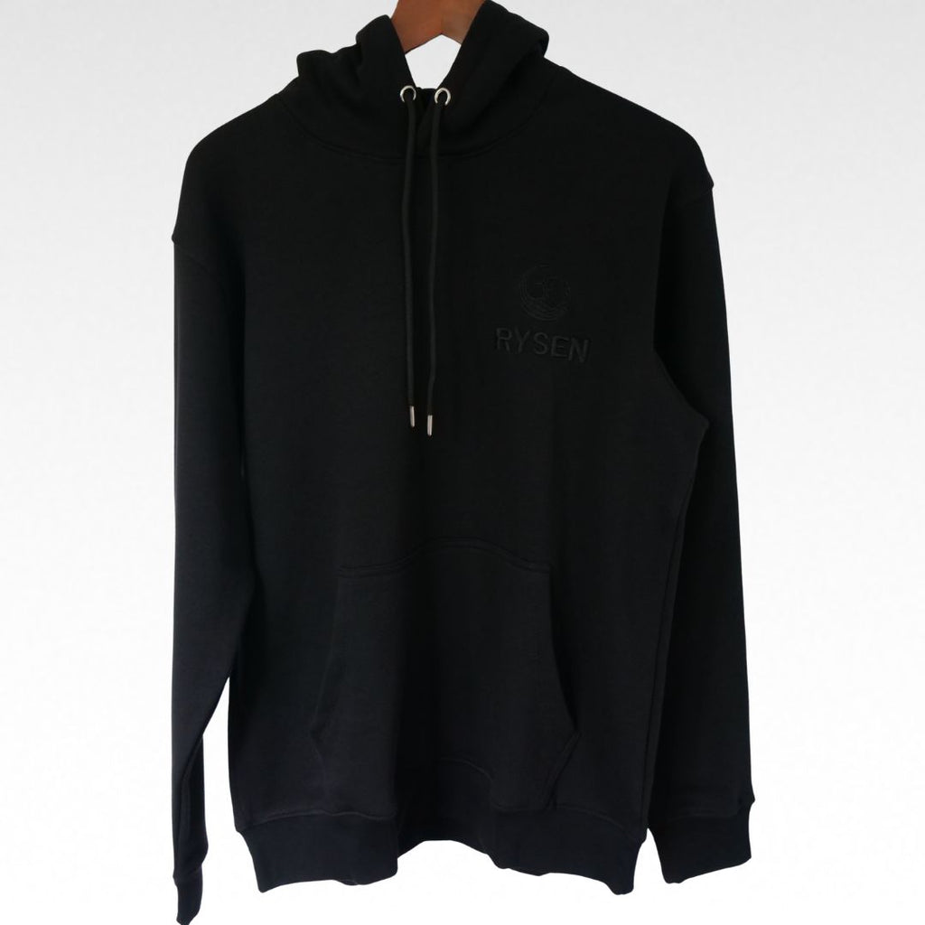 RYSEN Tonal Phoenix Heavyweight Unisex Hoodie — Black