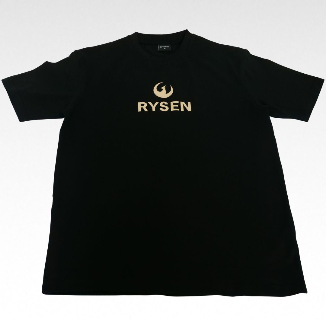 RYSEN Phoenix Heavyweight Unisex Tee — Black / Gold