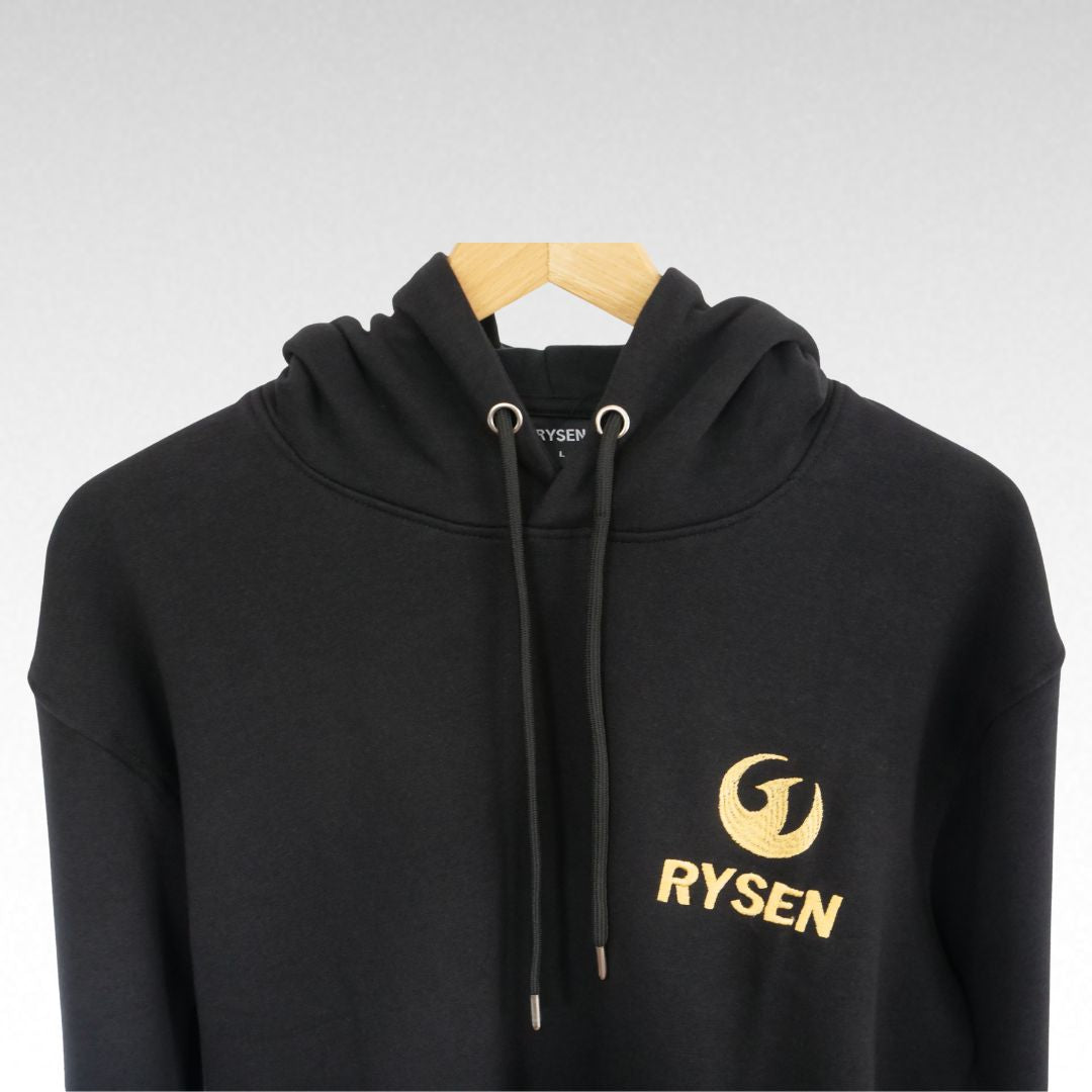 RYSEN Phoenix Heavyweight Unisex Hoodie — Black / Gold