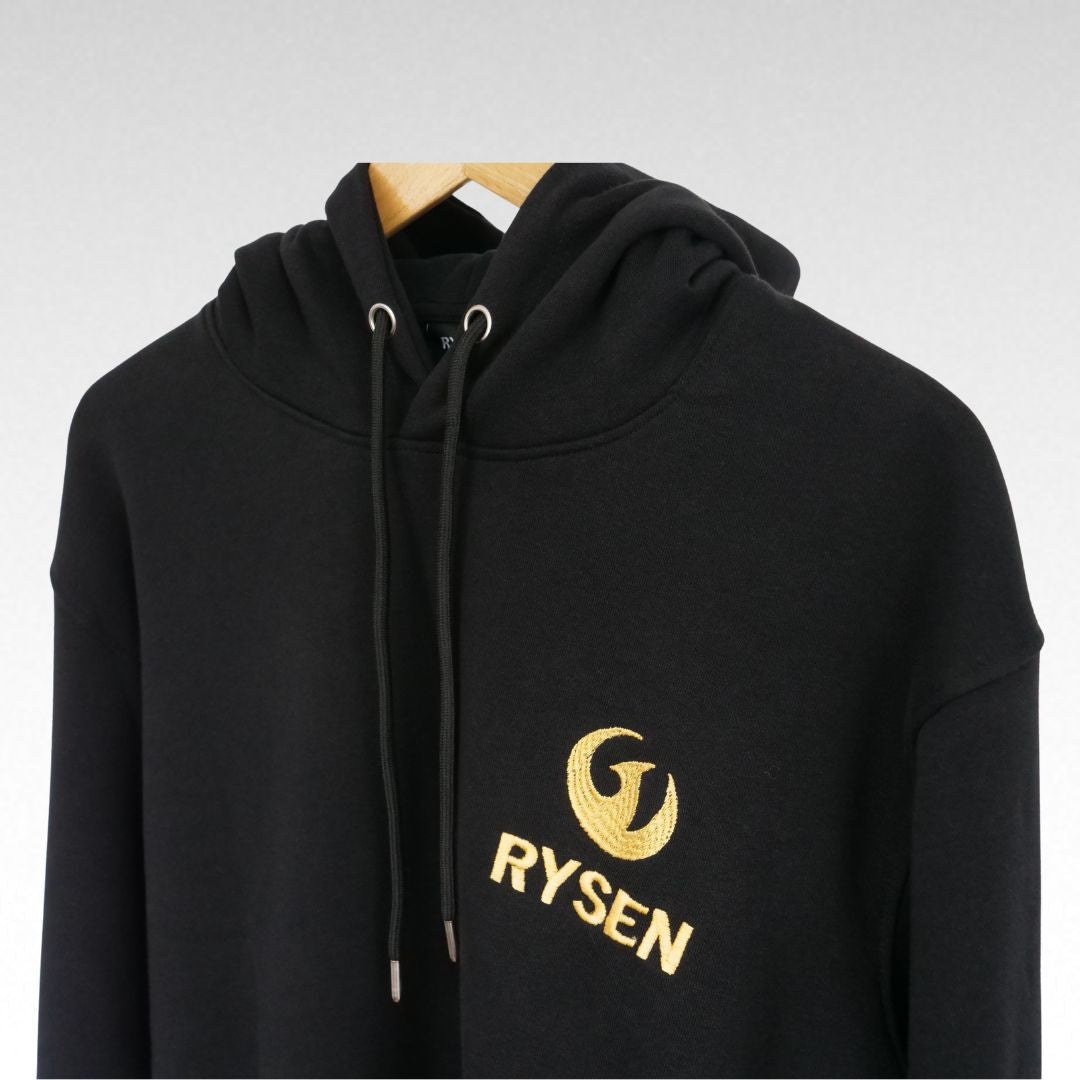 RYSEN Phoenix Heavyweight Unisex Hoodie — Black / Gold