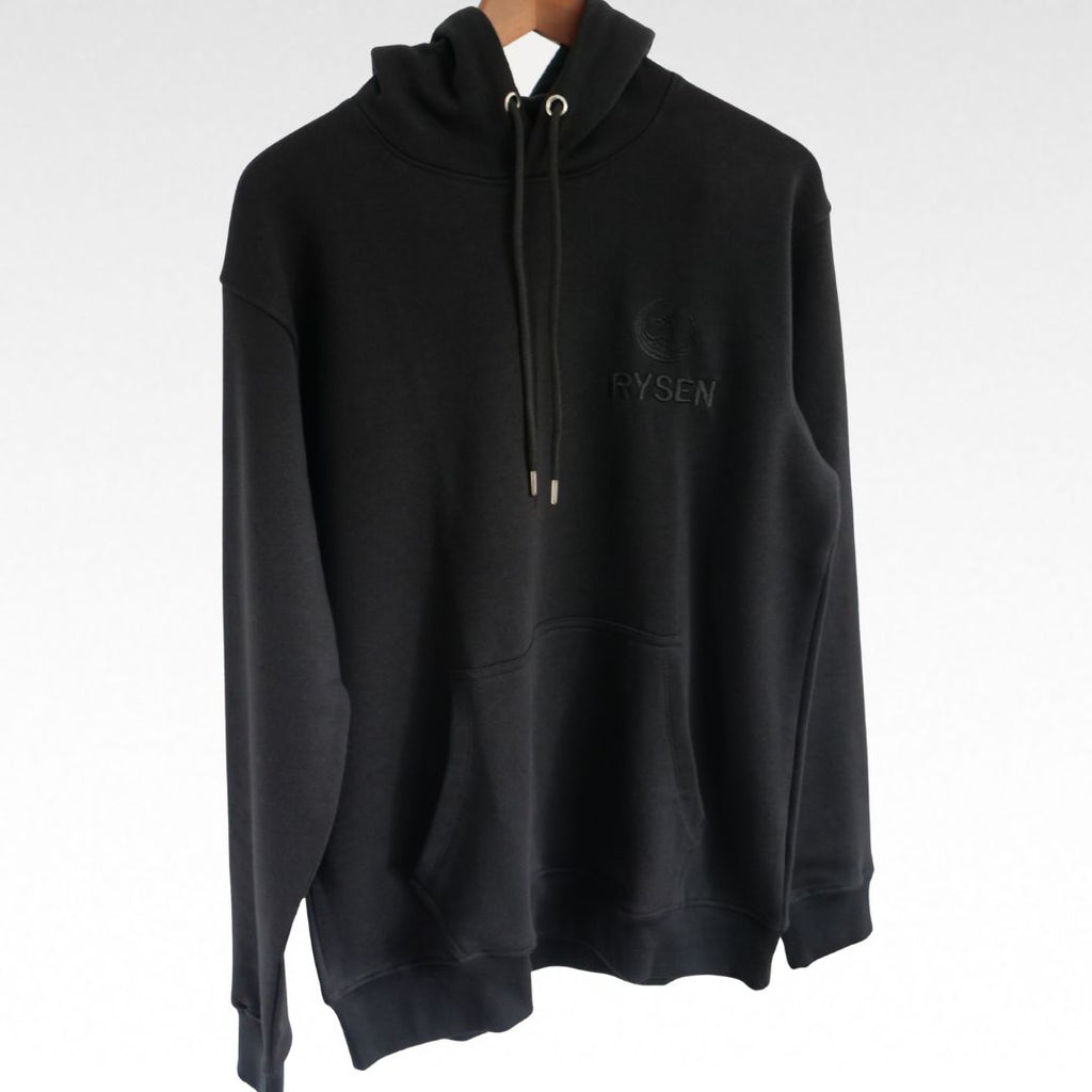 RYSEN Tonal Phoenix Heavyweight Unisex Hoodie — Black