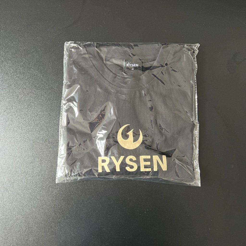 RYSEN Phoenix Heavyweight Unisex Tee — Black / Gold
