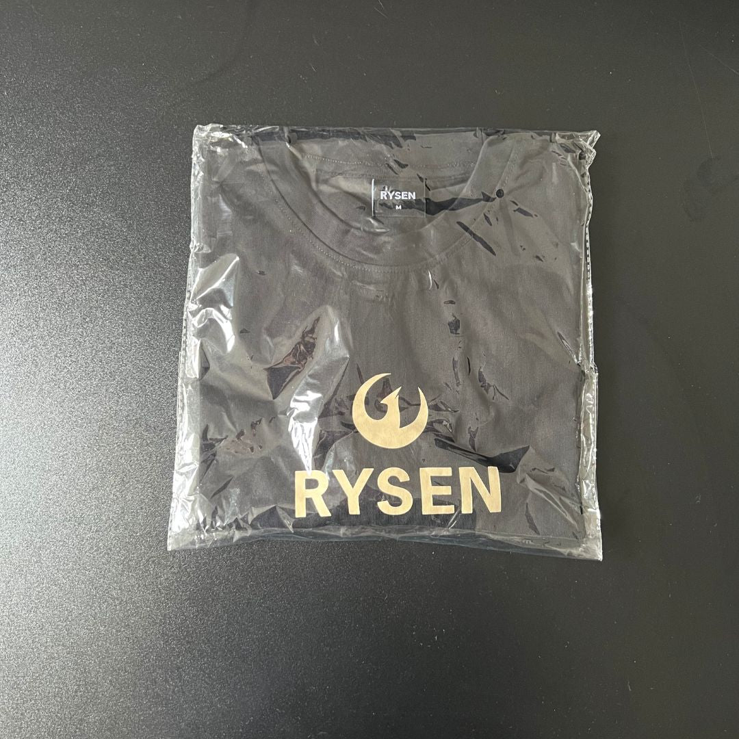 RYSEN Phoenix Heavyweight Unisex Tee — Black / Gold