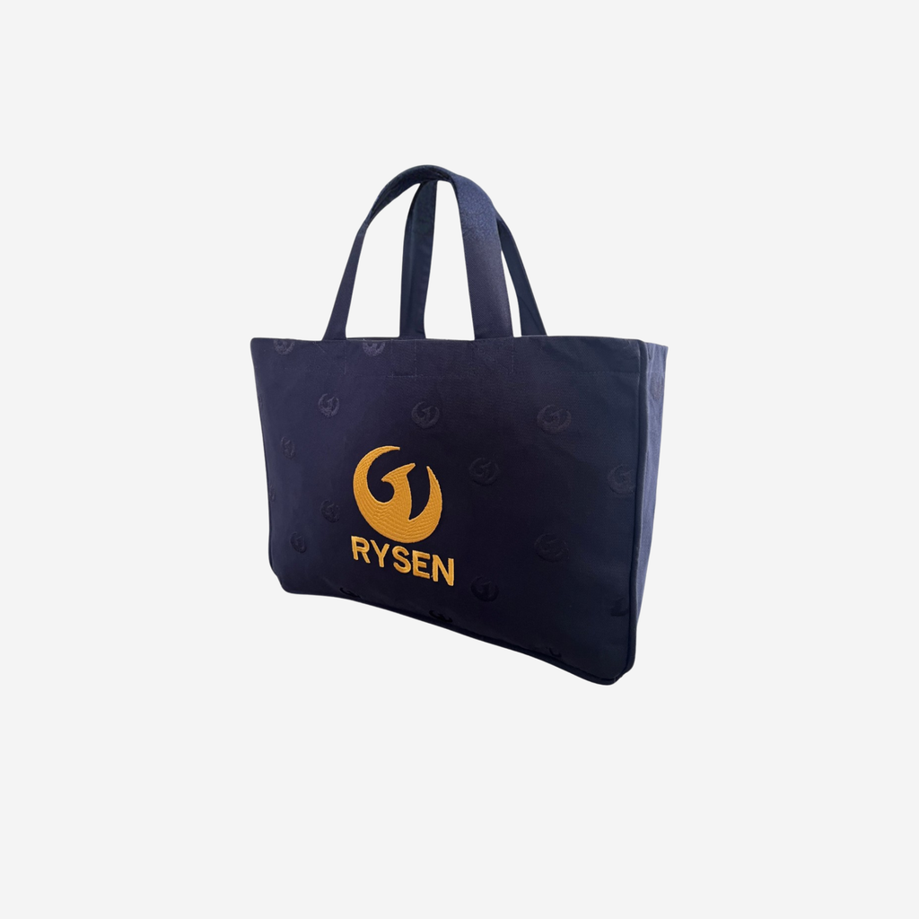 RYSEN Phoenix Navy Premium Canvas Tote Bag