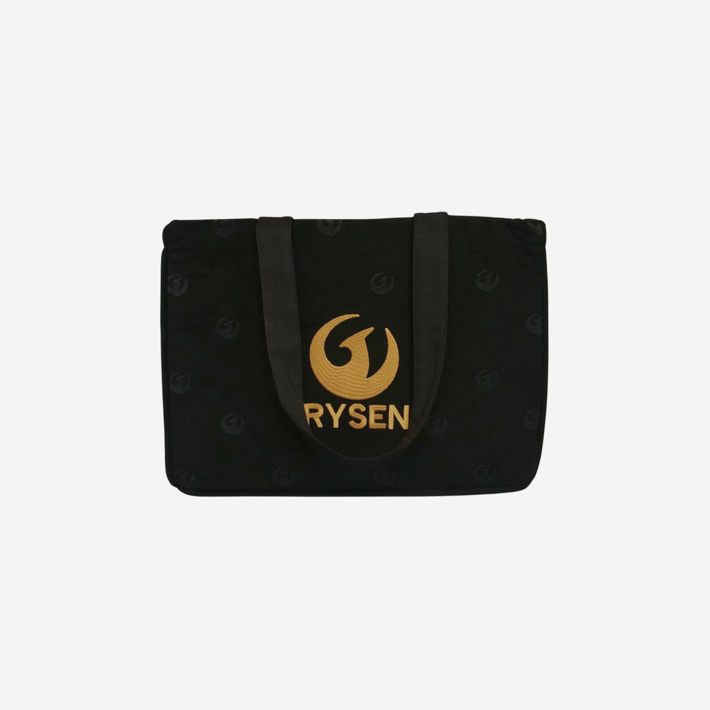 RYSEN Phoenix Black Premium Canvas Tote Bag
