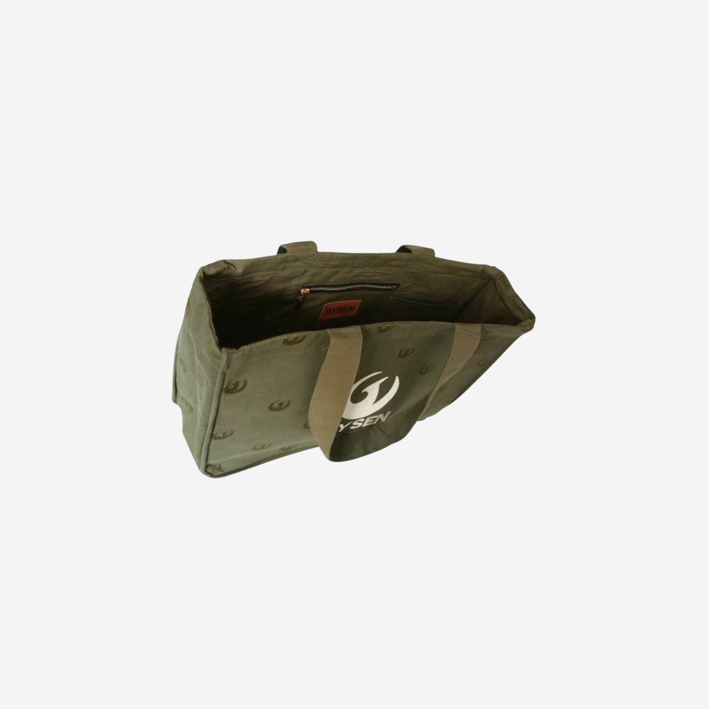 RYSEN Phoenix Olive Premium Canvas Tote Bag