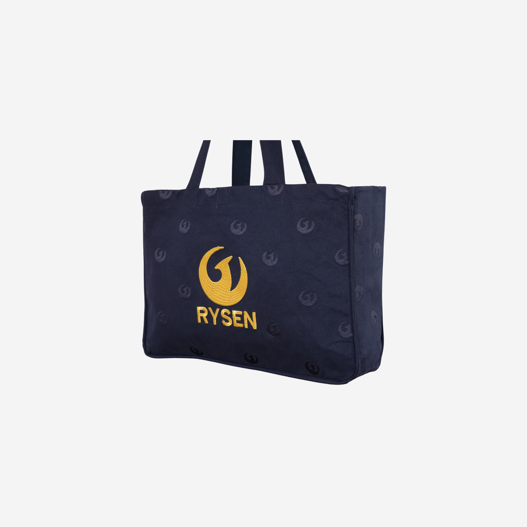 RYSEN Phoenix Navy Premium Canvas Tote Bag