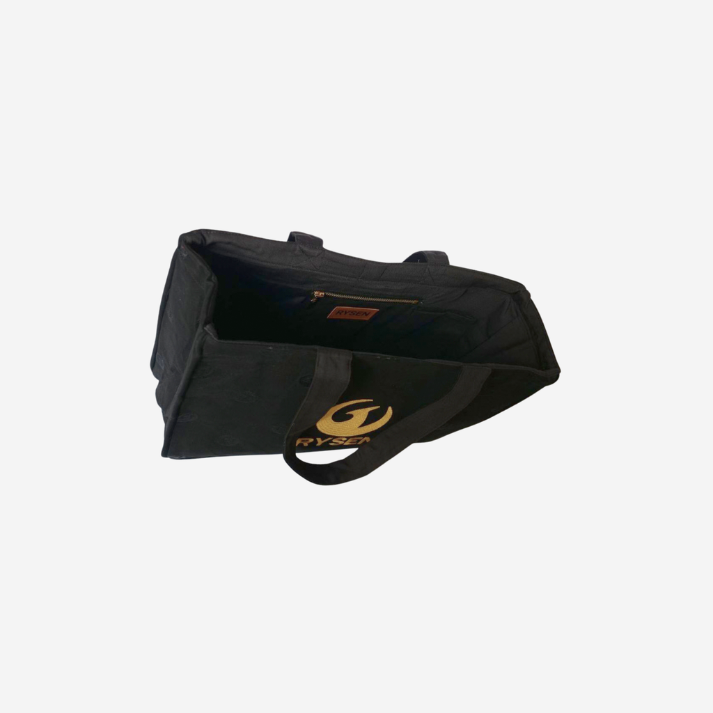 RYSEN Phoenix Black Premium Canvas Tote Bag