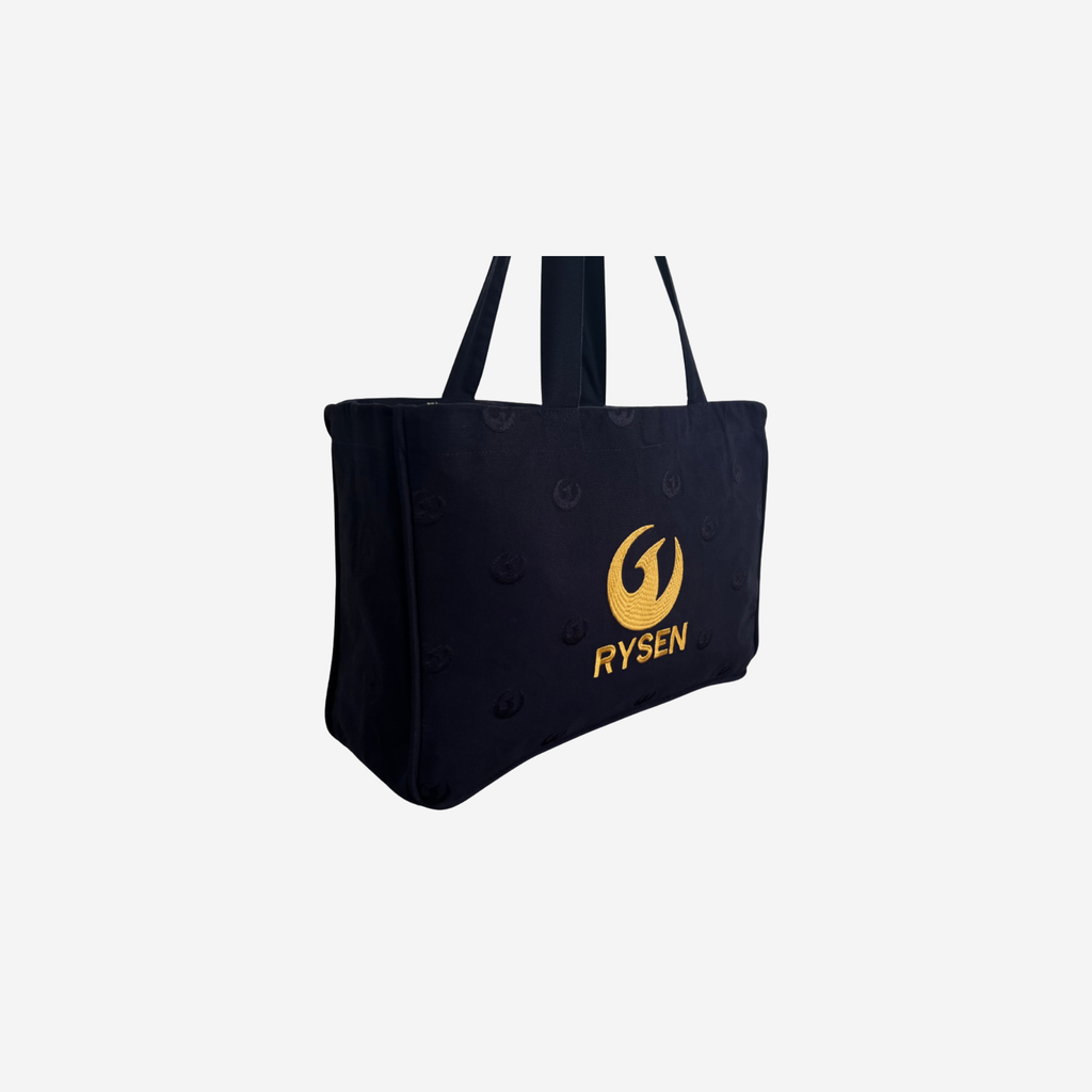 RYSEN Phoenix Navy Premium Canvas Tote Bag