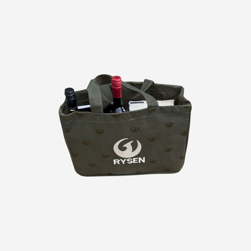 RYSEN Phoenix Olive Premium Canvas Tote Bag