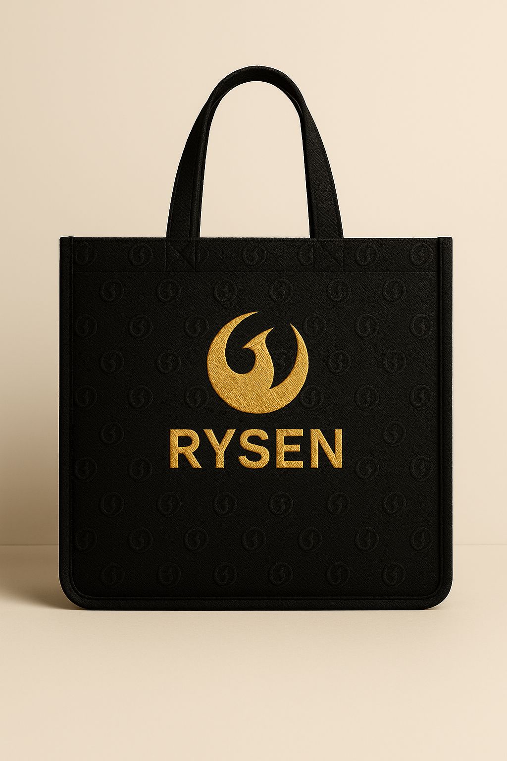 RYSEN Tote Bag — Gold Phoenix on Black (First Edition)