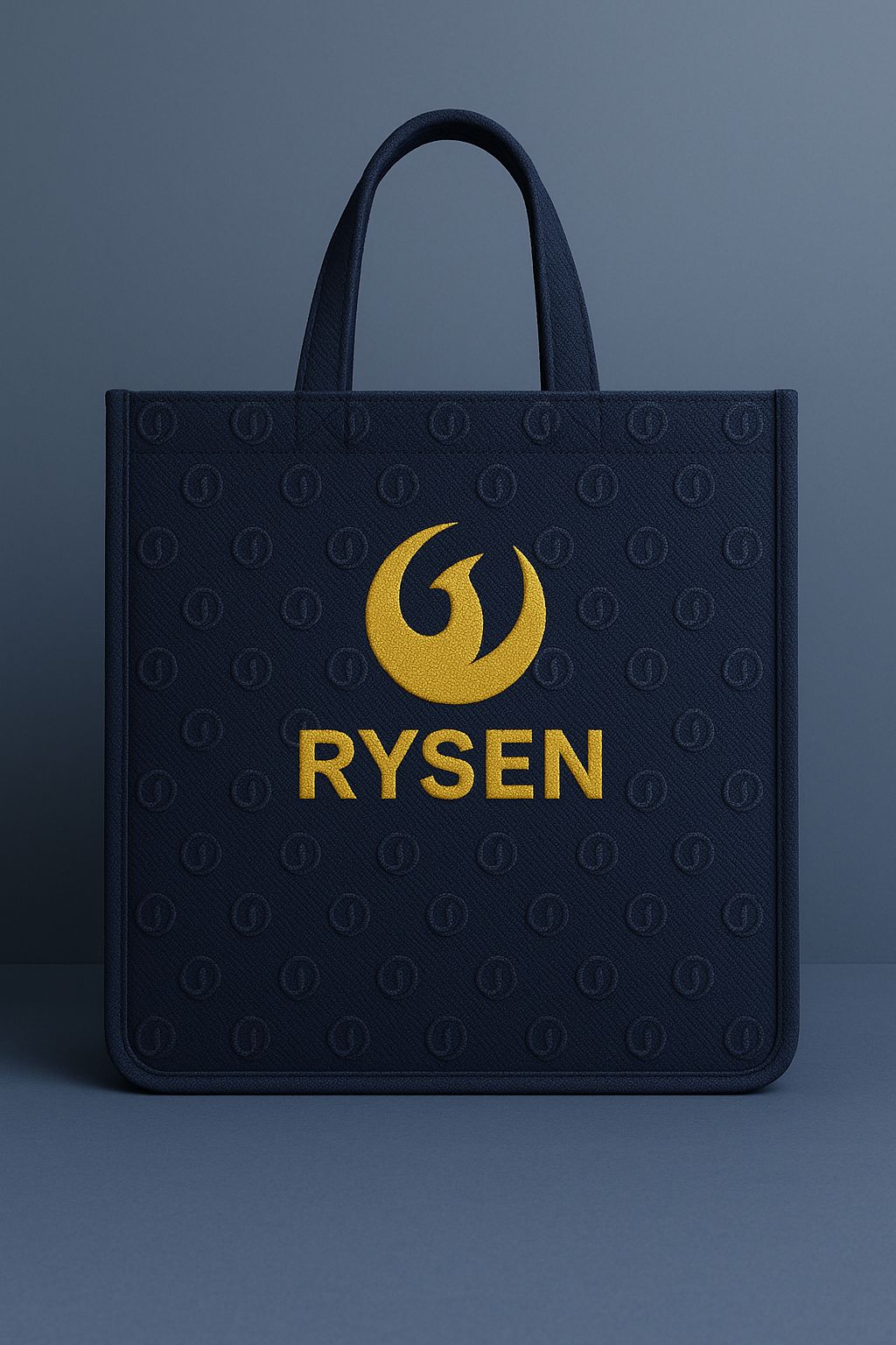 RYSEN Tote Bag — Gold Phoenix on Deep Navy (First Edition)